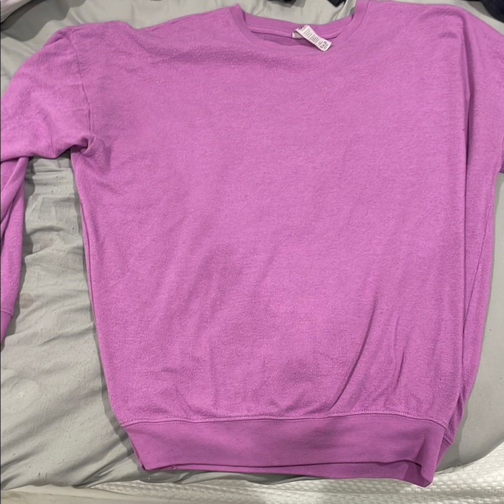 Alo Purple Crewneck Sweatshirt